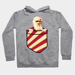 Charles Darwin In My Pocket Hoodie